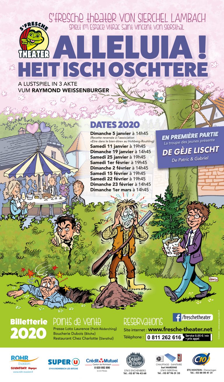 Affiche Alleluia ! Heit isch Oschtere