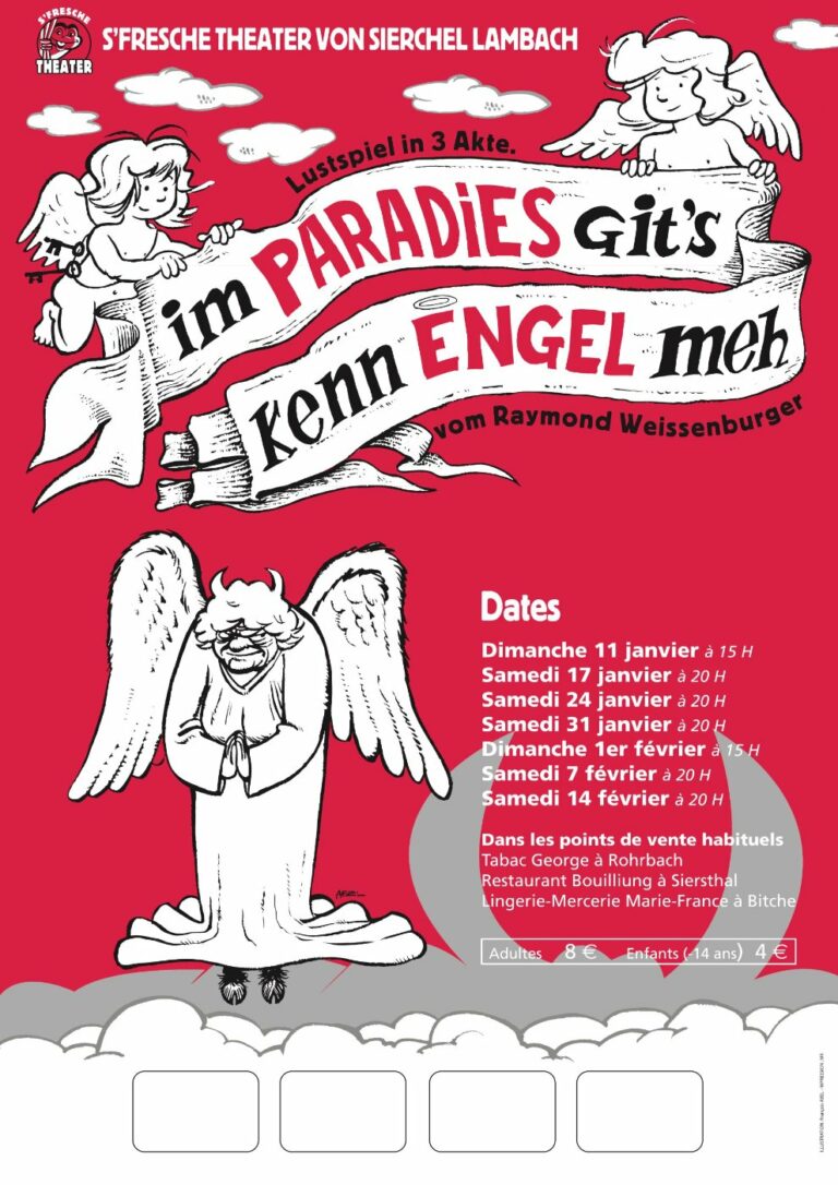 Affiche Im Paradies git's kenn Engel meh