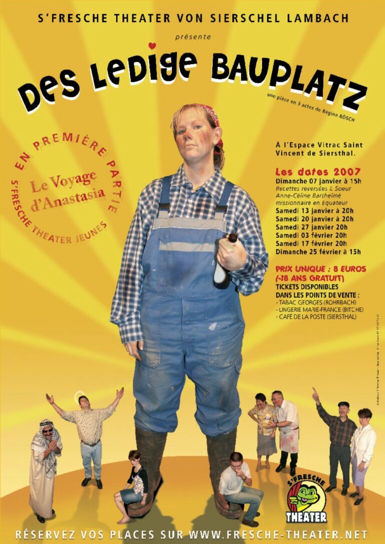 Affiche Des ledige Bauplatz