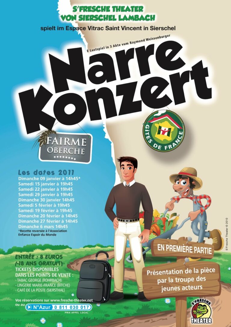 Affiche Narre Konzert