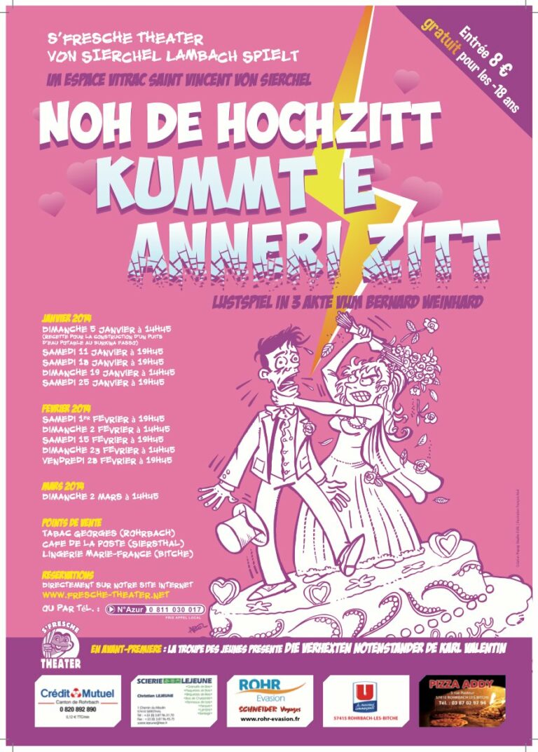 Affiche Noh de Hochzitt kummt e Annerizitt