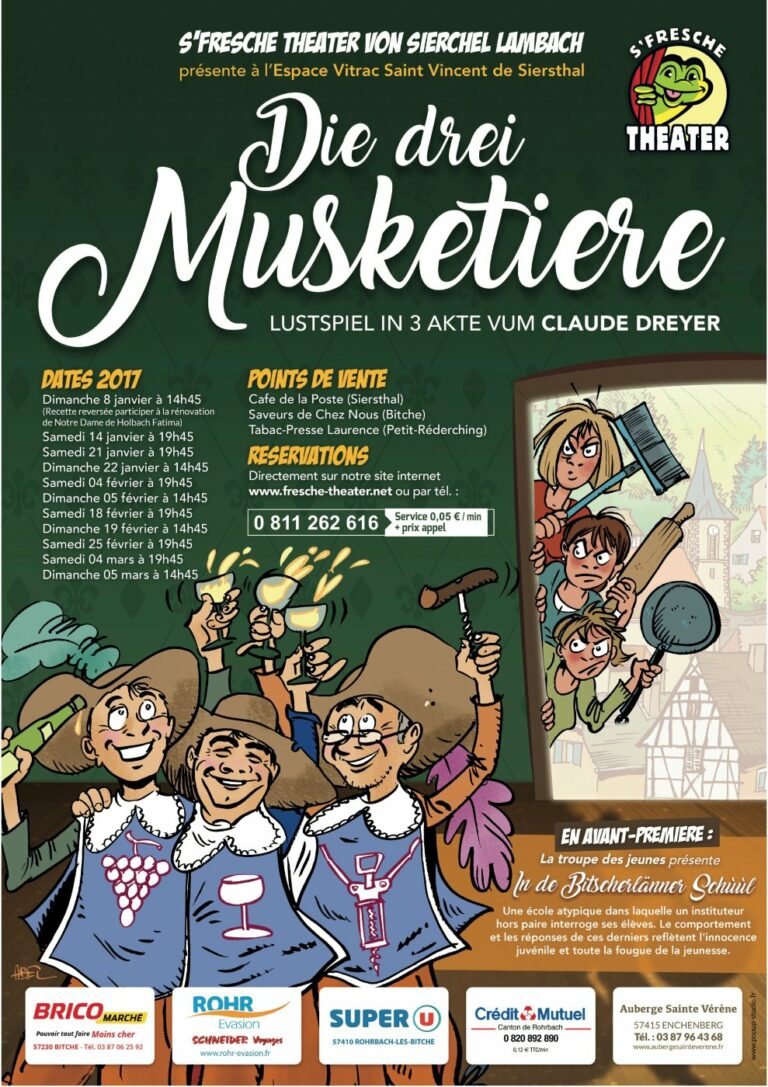 Affiche Die drei Musketiere